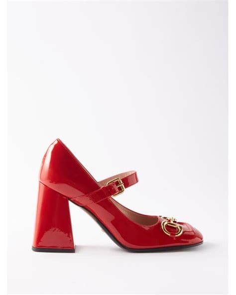 gucci vernice crystal mary jane pumps|GUCCI Lady horsebit.